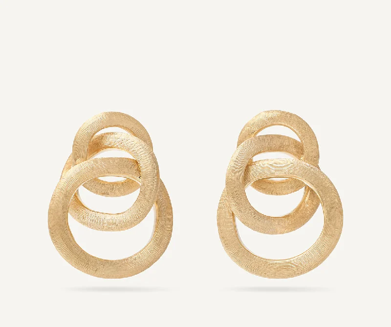 18K Yellow Gold Linked Earrings