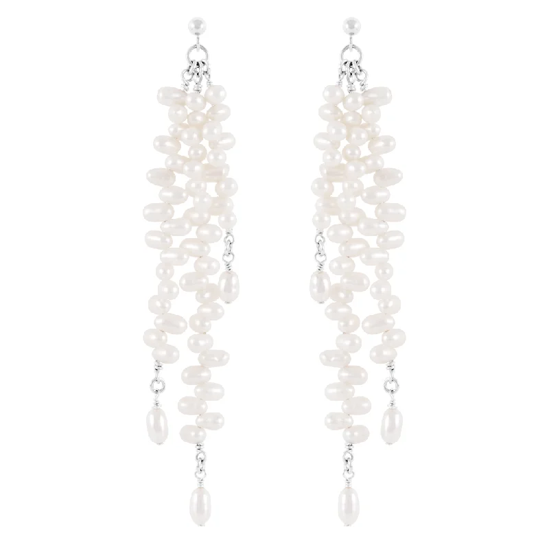 Angelina Earrings - Silver