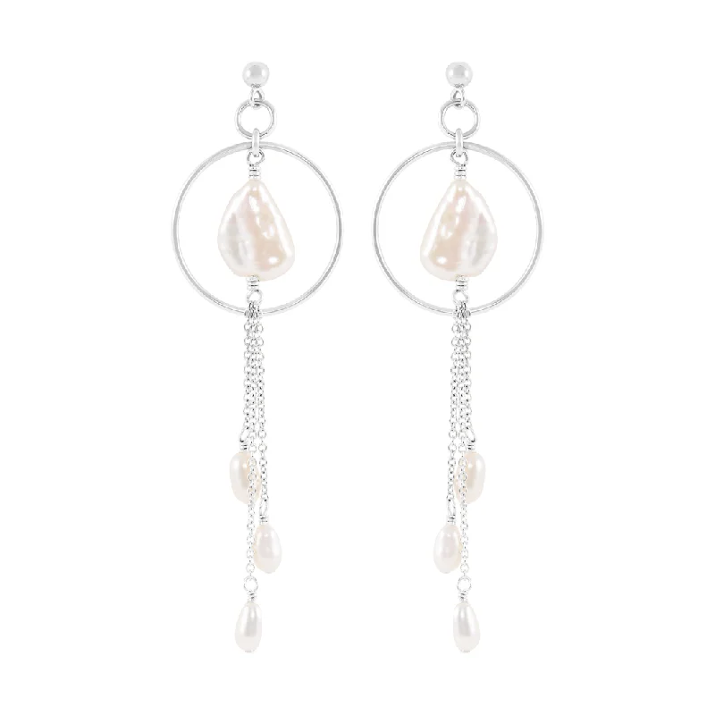 Anita Earrings - Silver