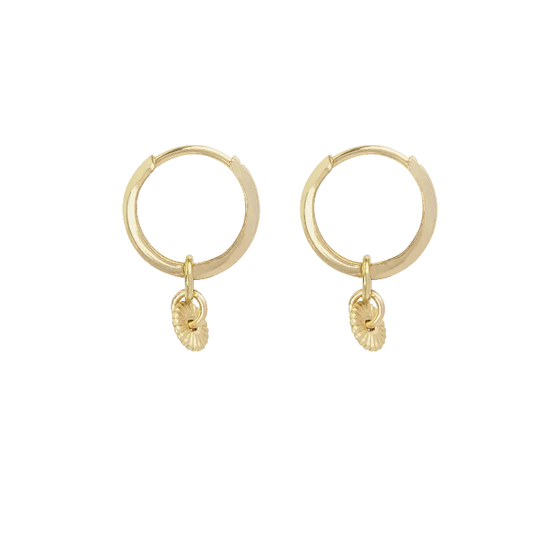 Caia Mini Hoop Earrings - Gold