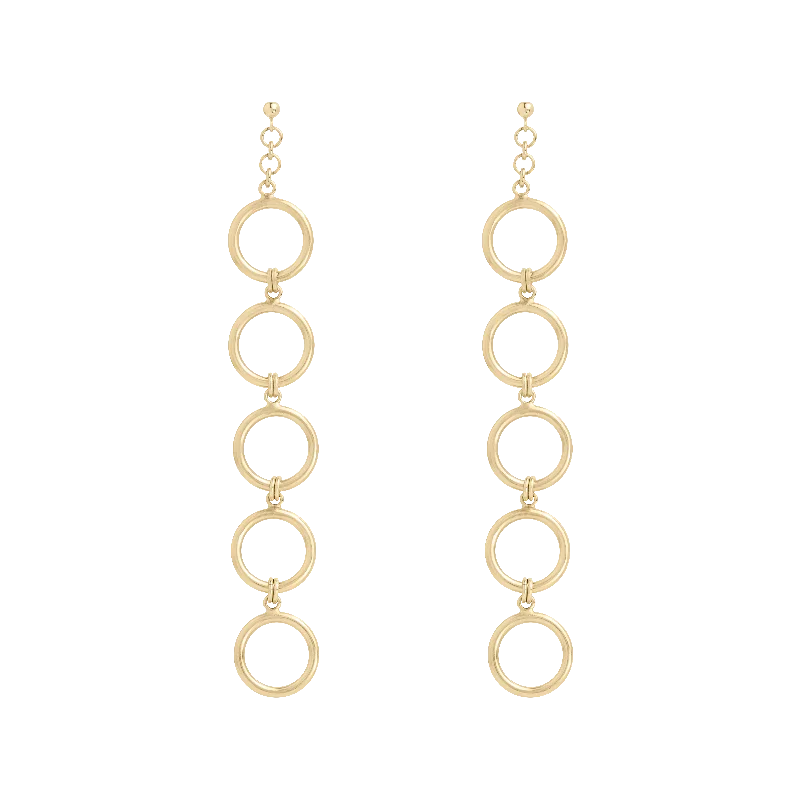 Camelia Earrings - Gold