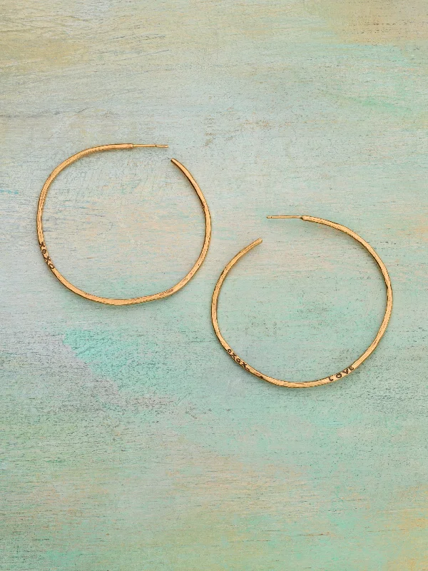 Halo Hoop Earrings