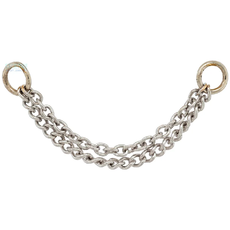 "Close Knit" Chain Attachment in Gold