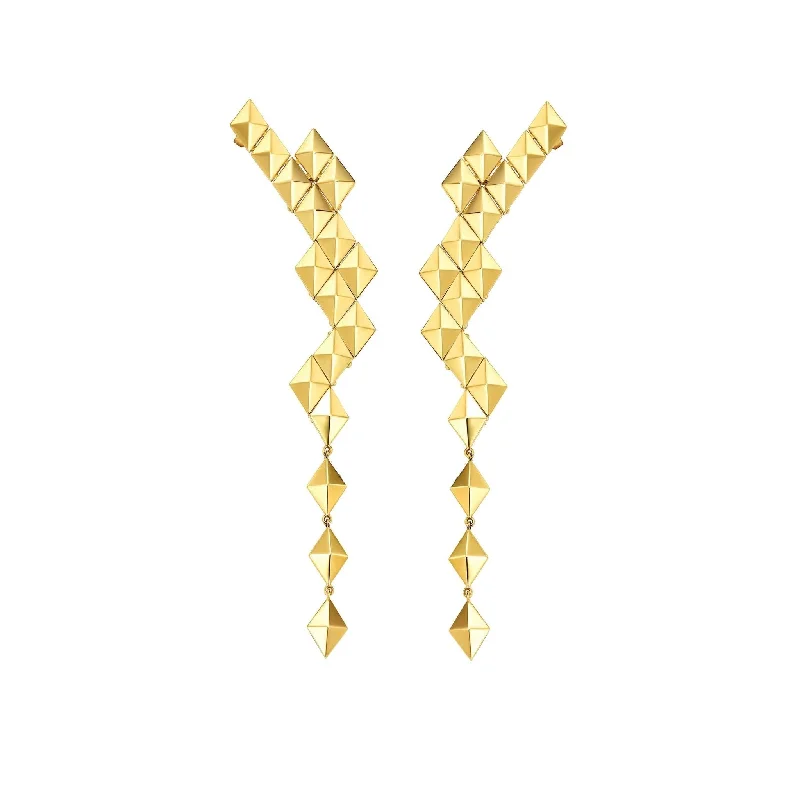 PYTHON Drop Climber Earrings Large