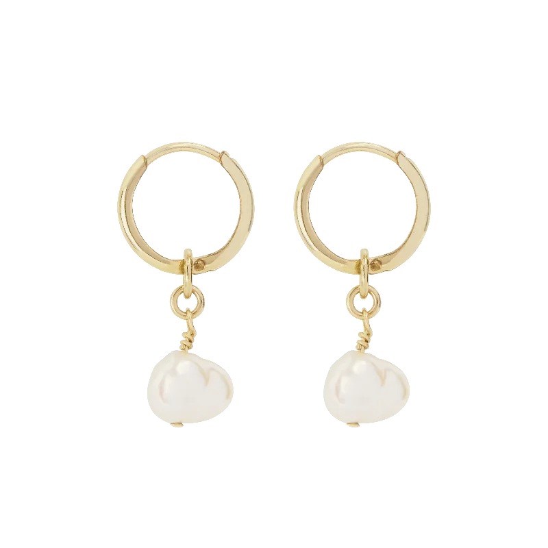 Lucia Mini Hoop Earrings - Gold