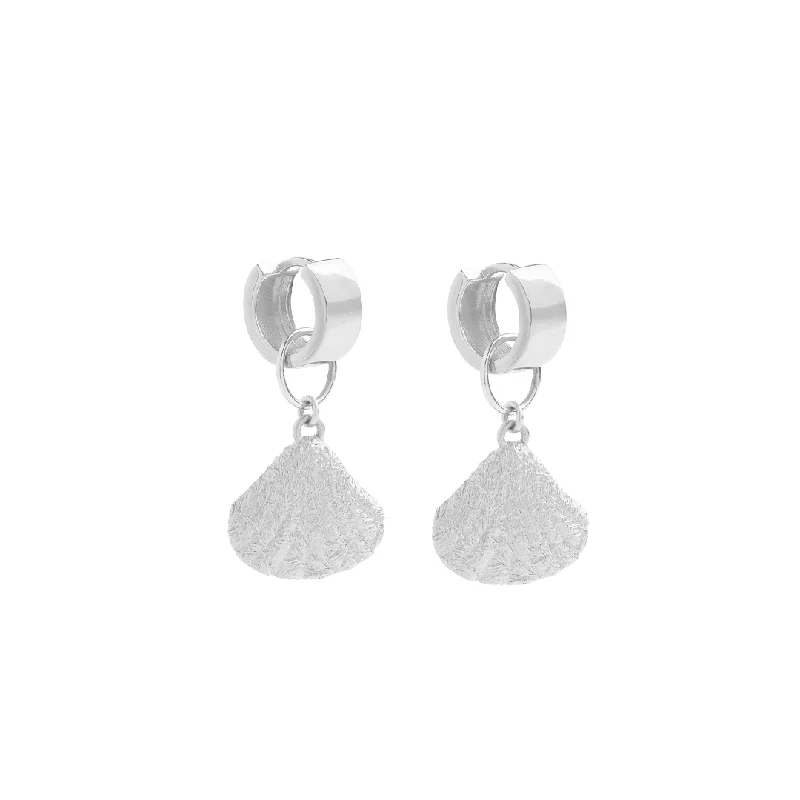 Nicola Hoop Earrings - Silver