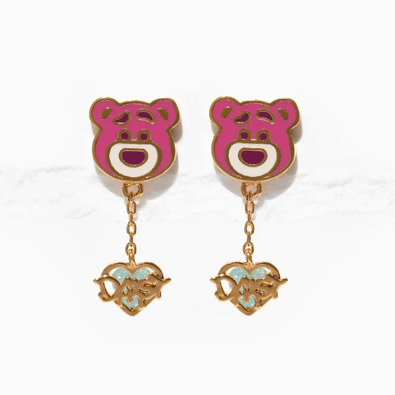 Pixar Toy Story Lotso Dangle Earrings