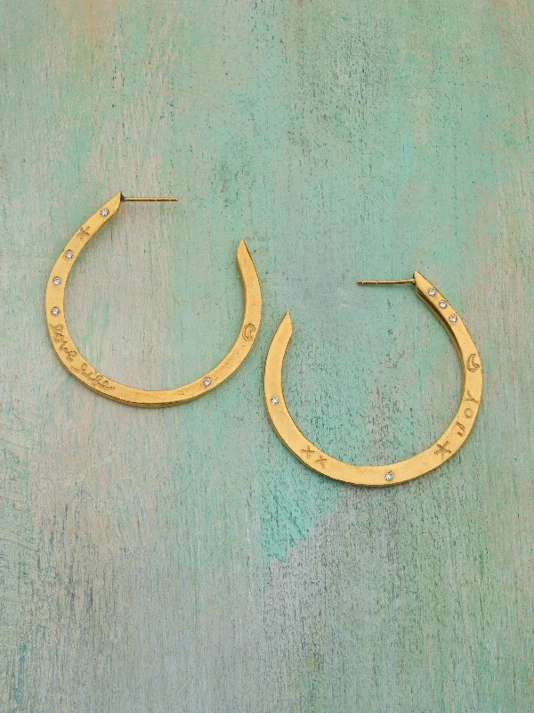 Radiant Life Hoop Earrings