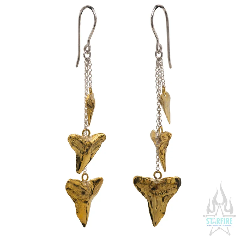 Shark Cascade Earrings