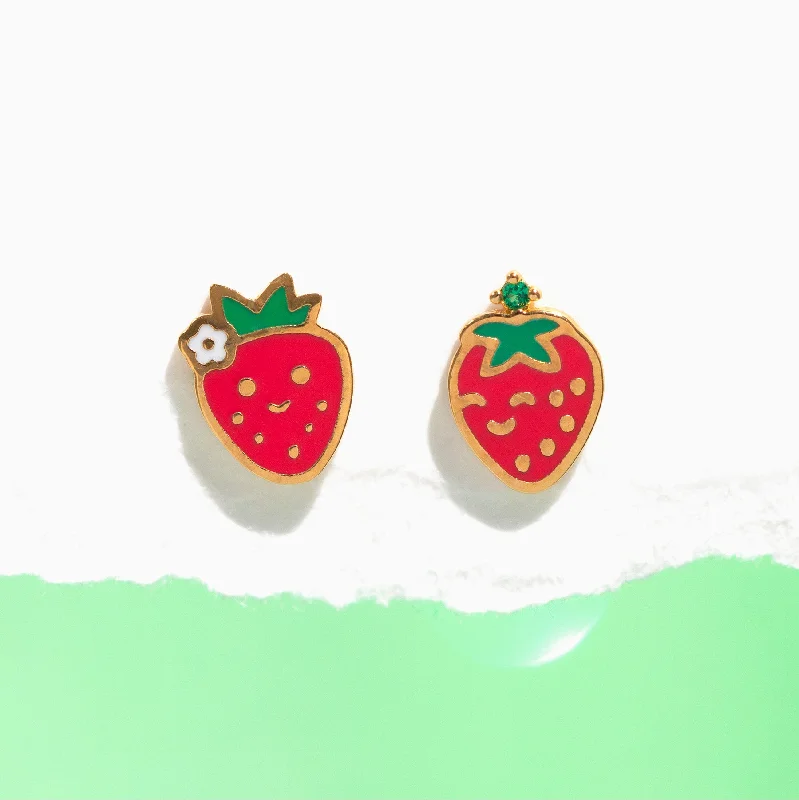 Strawberry Fields Studs