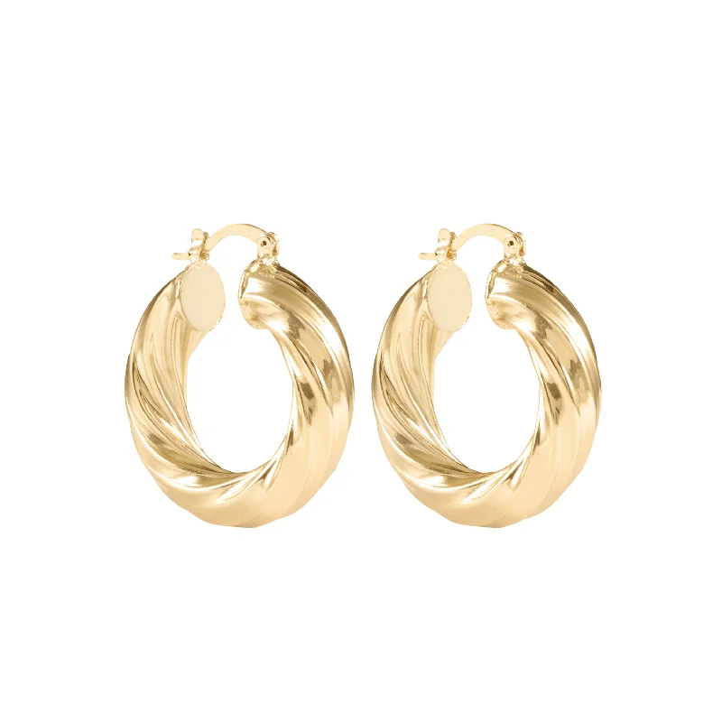 Tamara Hoop Earrings - Gold