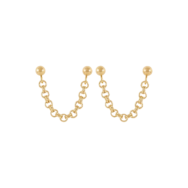 Zeta Earrings - Gold