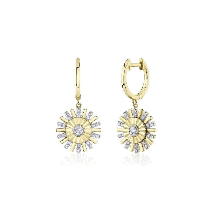 0.22 ctw Diamond Drop Earrings