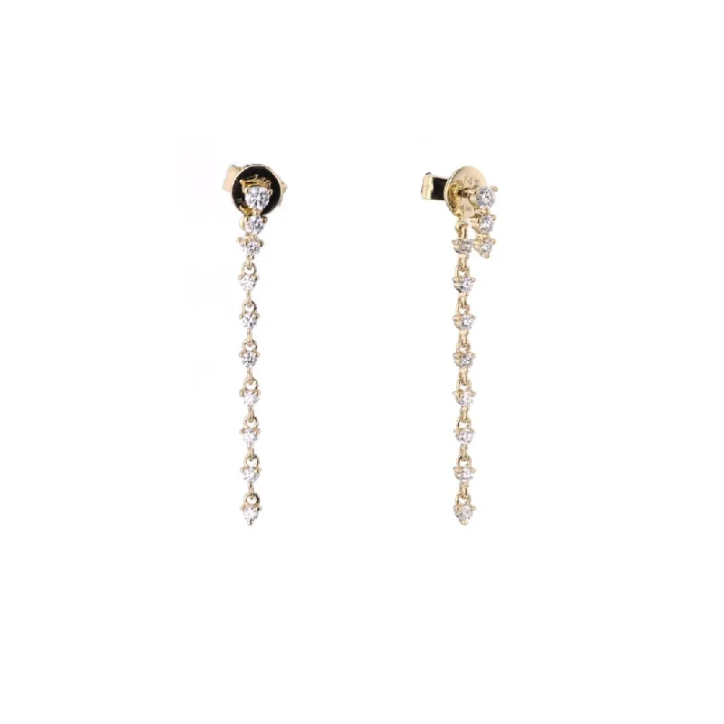 0.37 ctw Diamond Drop Earrings