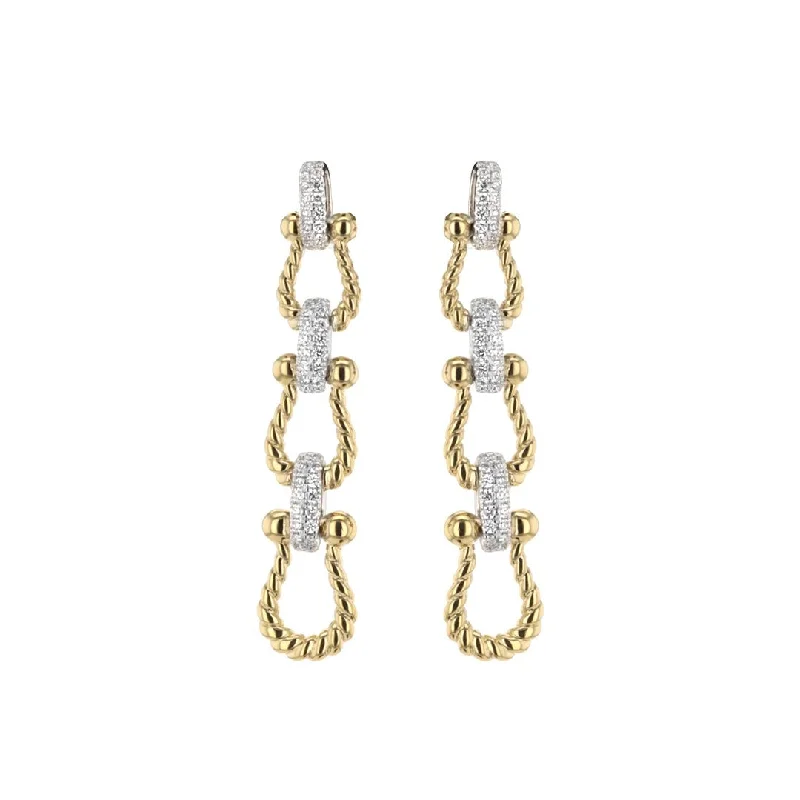 0.41 ctw Diamond Drop Earrings