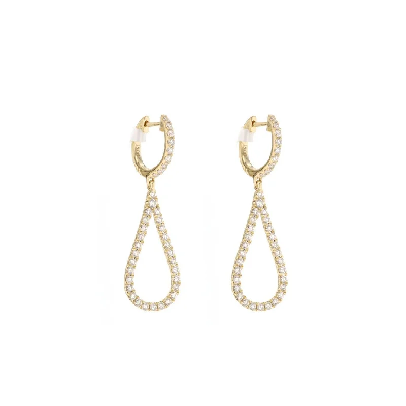 0.85 ctw Diamond Drop Earrings