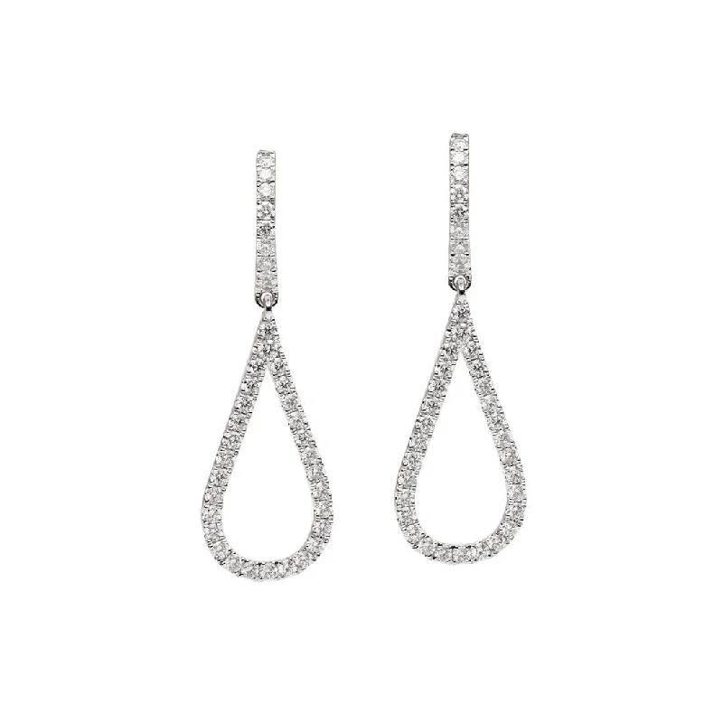 0.88 ctw Diamond Drop Earrings