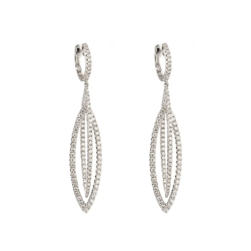 2.03 ctw Diamond Drop Earrings