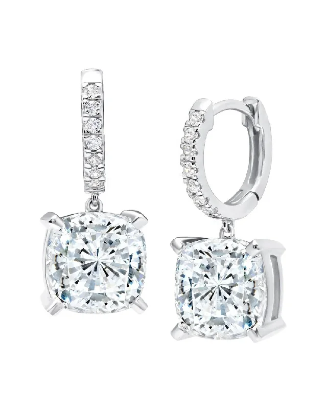 4 Carat Diamond Drop Earrings