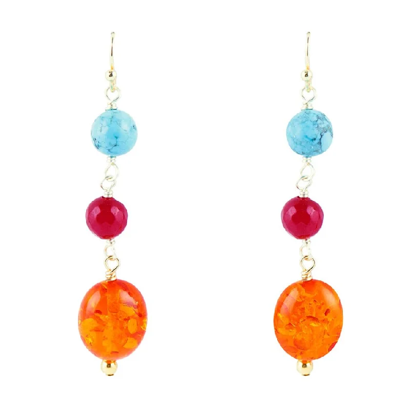 Ambrosia Linear Drop Earrings