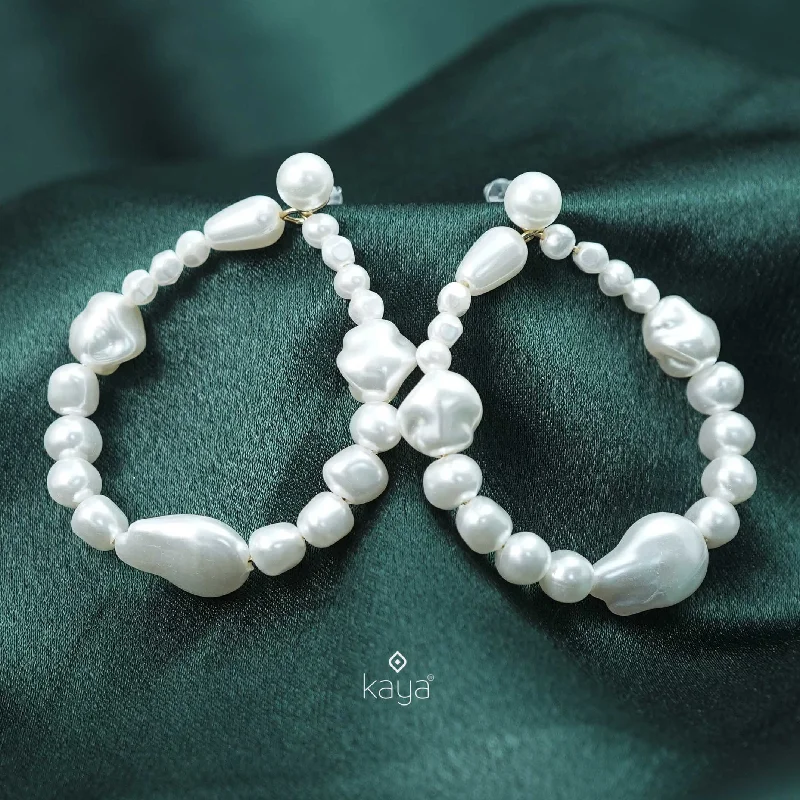 Baroque Pearl Drop Earrings - PT100383