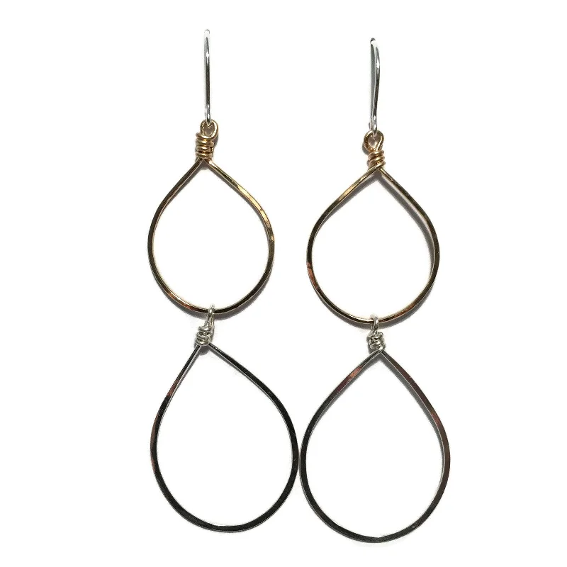 Double Teardrop Earrings