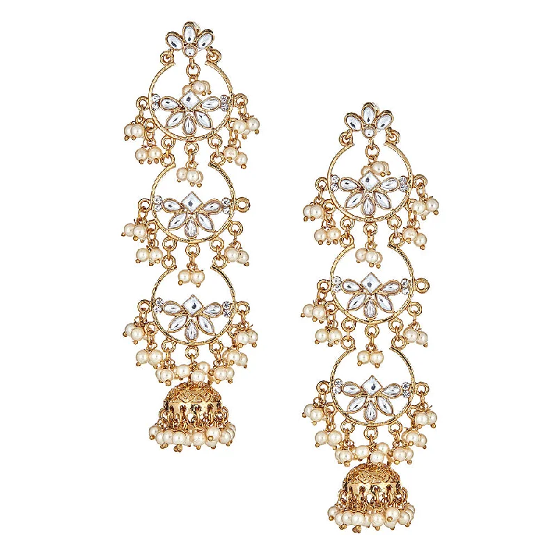 Amina Floral Drop Earrings