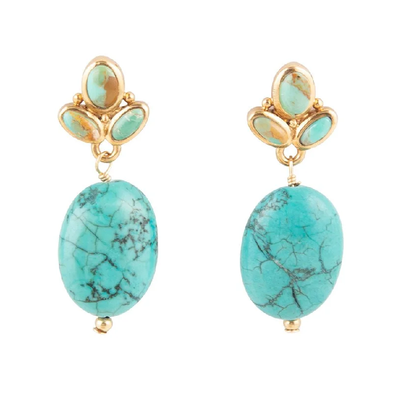 Eternal Turquoise Drop Earrings