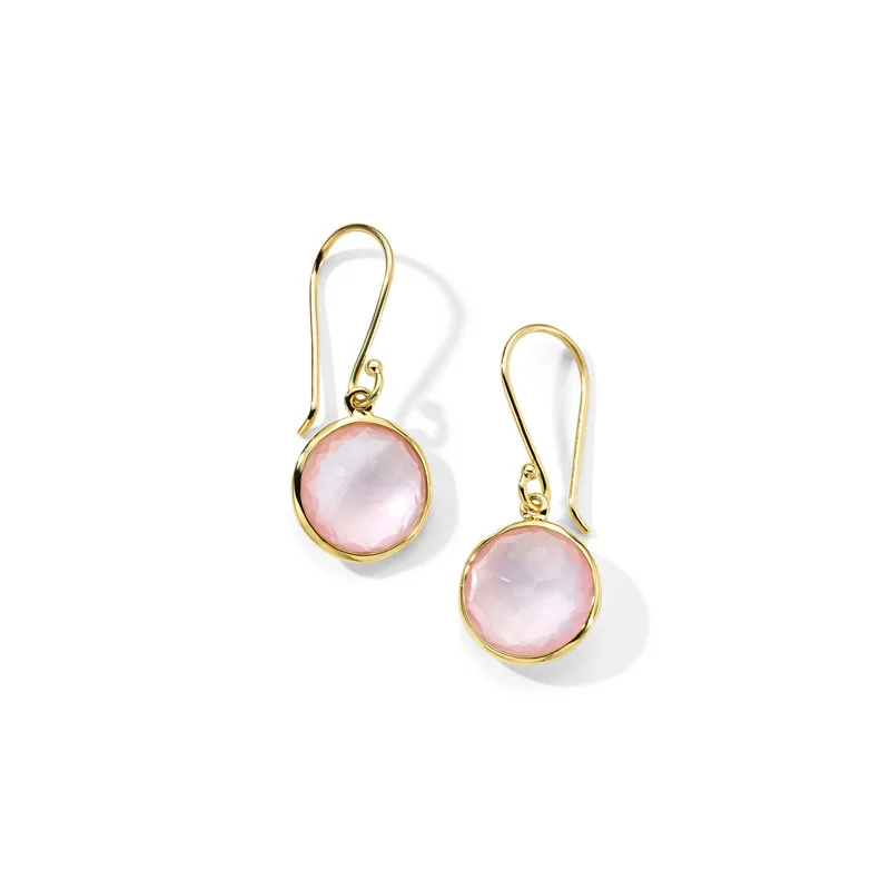 IPPOLITA Lollipop Mini Drop Earrings in Rose Quartz