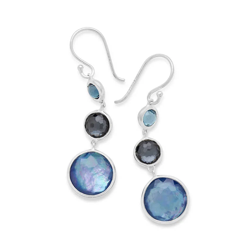 IPPOLITA Lollipop® Sterling Silver Small Lollitini Drop Earrings in Eclipse