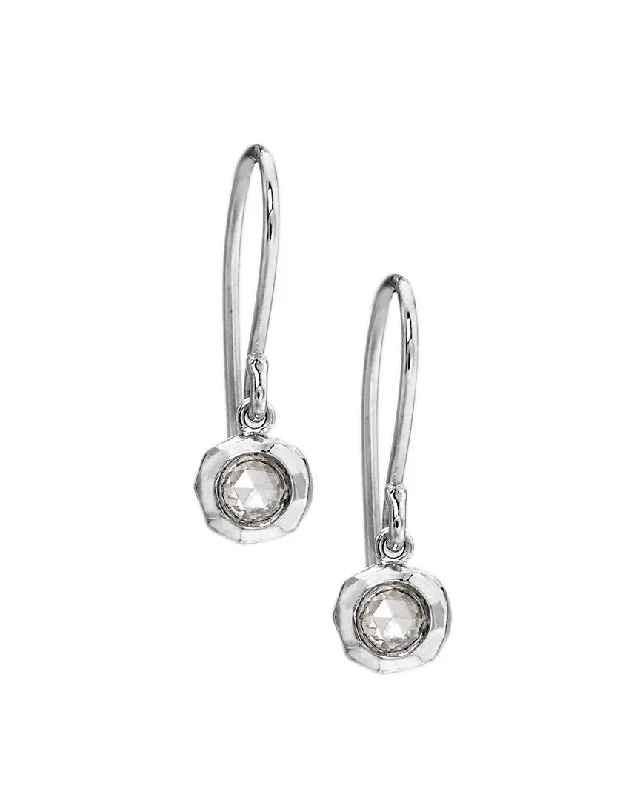 IPPOLITA "Silver Rain" Silver 0.25 cttw. Diamond Drop Earrings