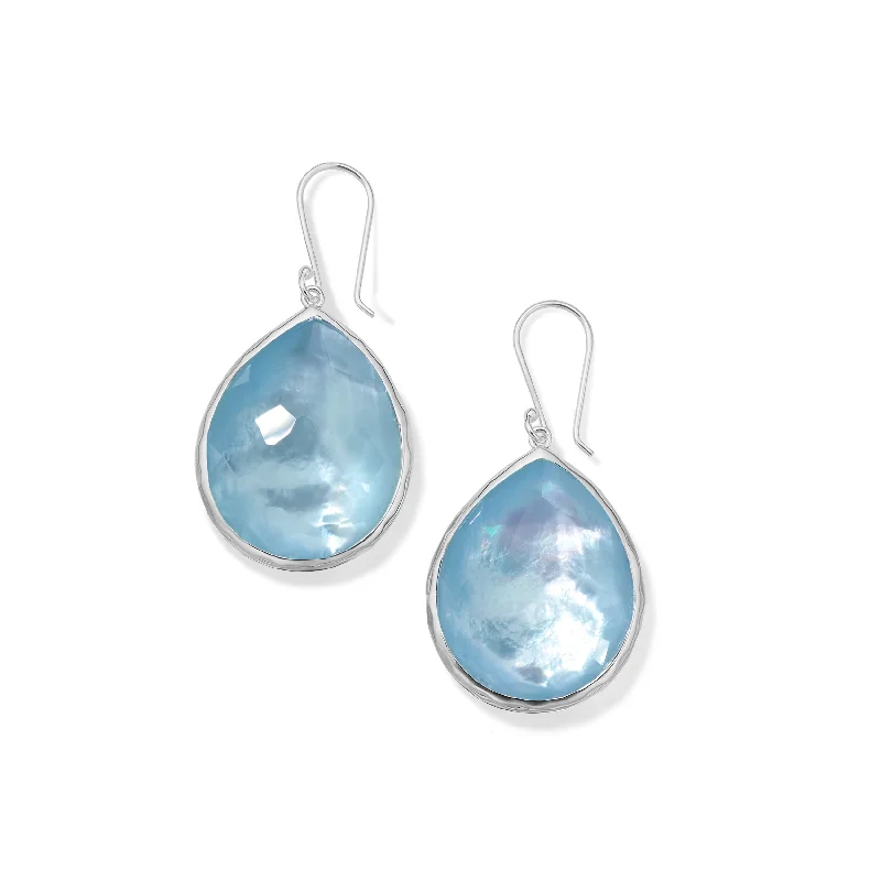 IPPOLITA Wonderland Large Teardrop Earrings in Sterling Silver