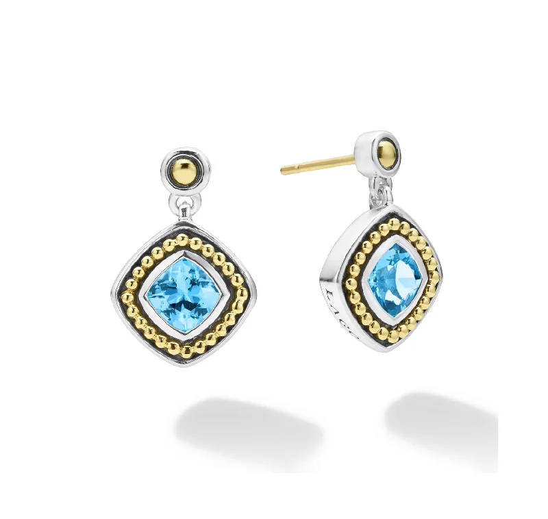 LAGOS Rittenhouse Swiss Blue Topaz Drop Earrings