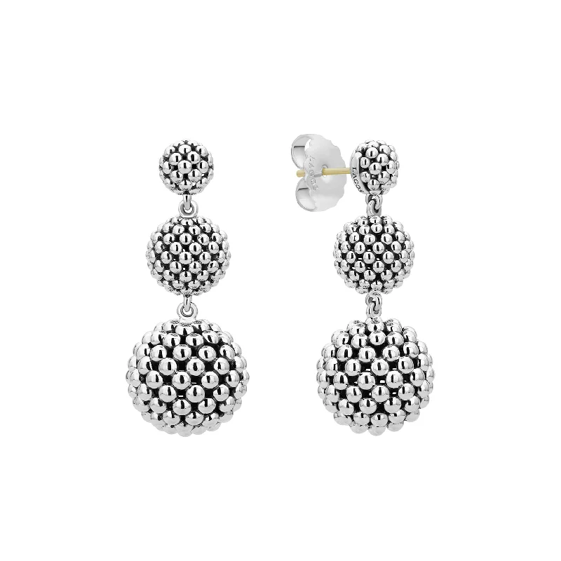 LAGOS Signature Caviar Drop Earrings