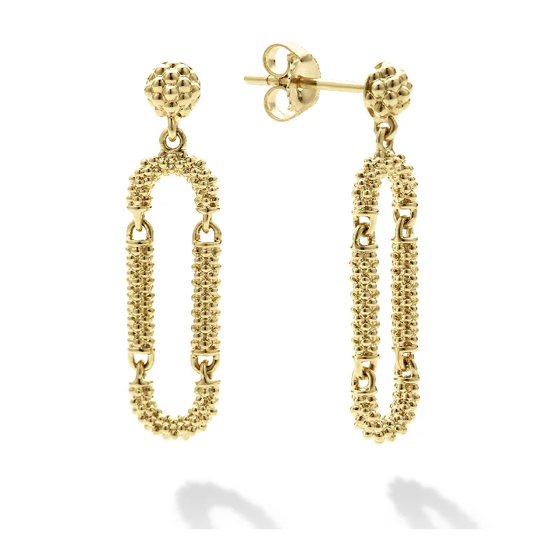 LAGOS Signature Caviar Superfine Drop Earrings