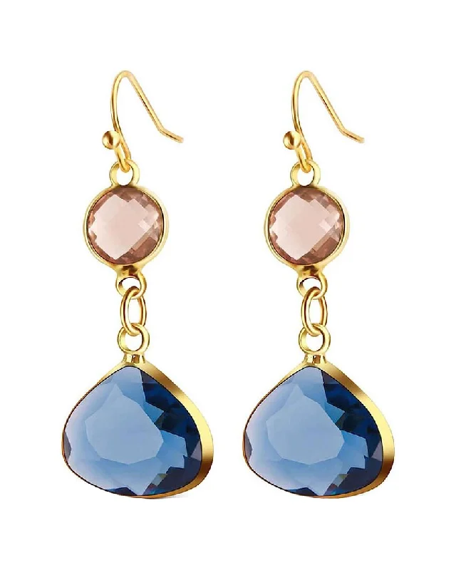 Liv Oliver 18K Drop Earrings