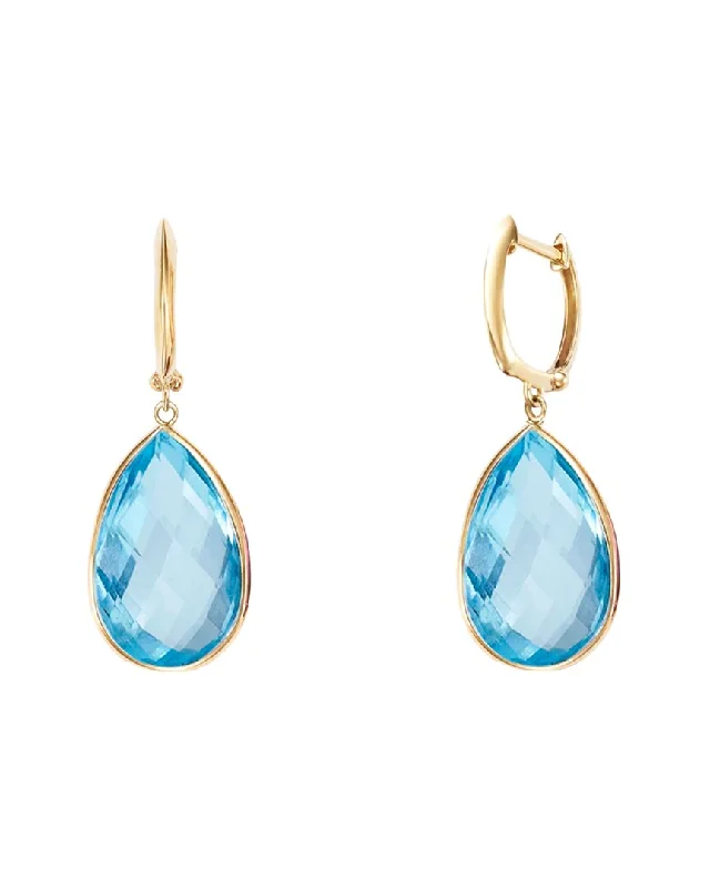 Liv Oliver 18K Plated Drop Earrings