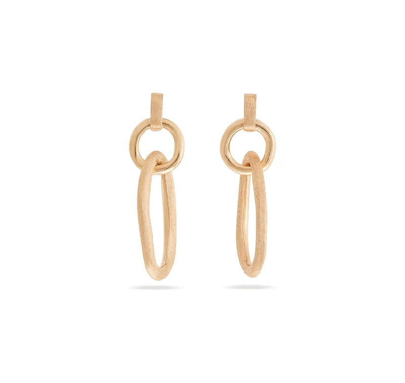 Marco Bicego Jaipur Link Yellow Gold Double Drop Earrings