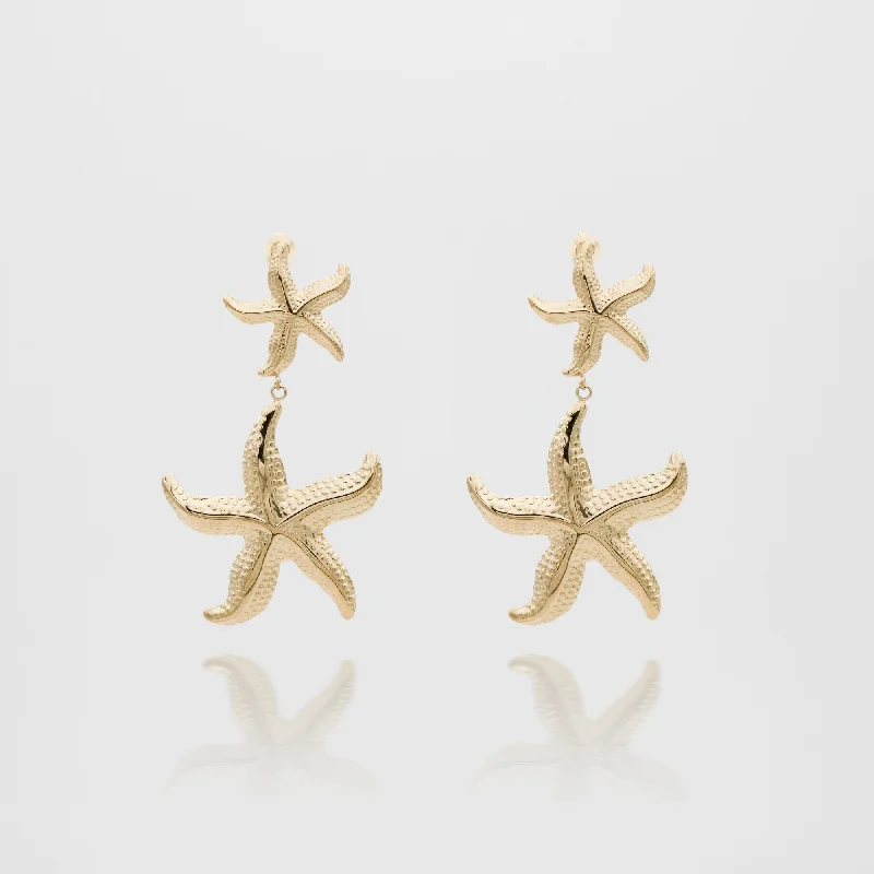 Mira Starfish Drop Earrings