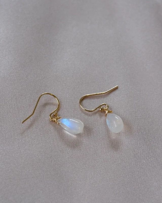 Moonstone Drop Earrings