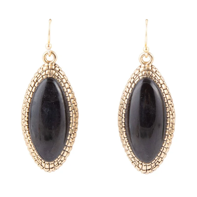 Palios Black Onyx Drop Earrings