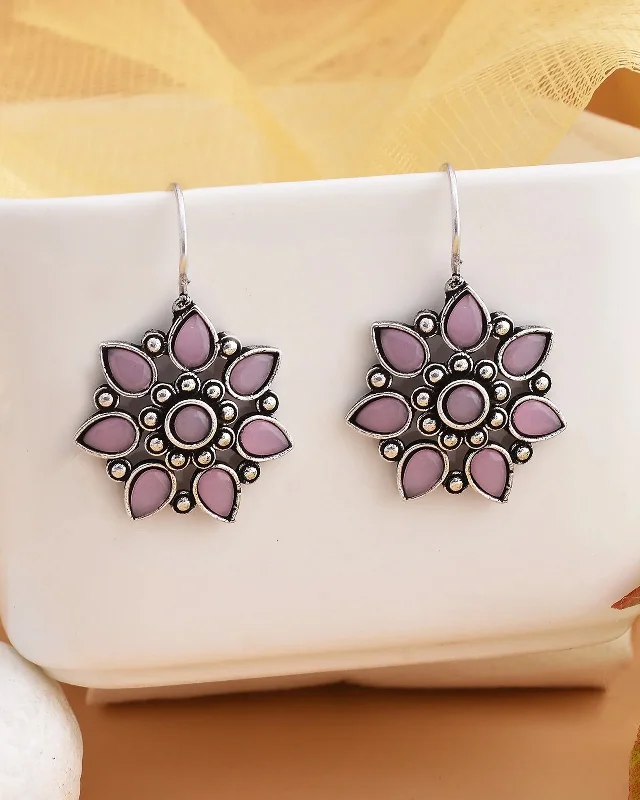 Sonia Floral Dangler Earrings