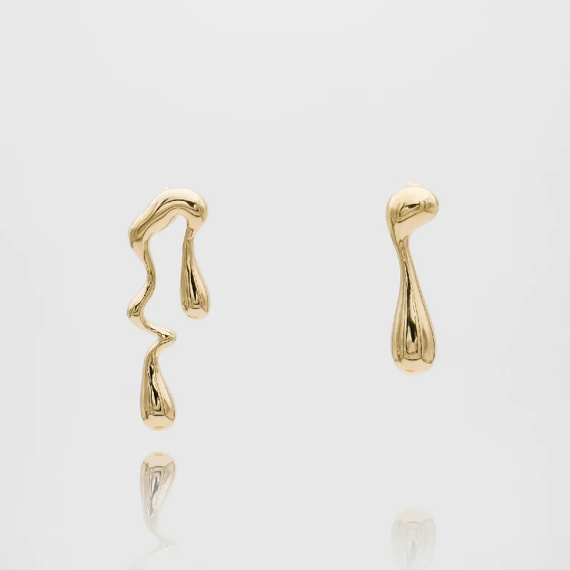 Soraya Asymmetric Drop Earrings