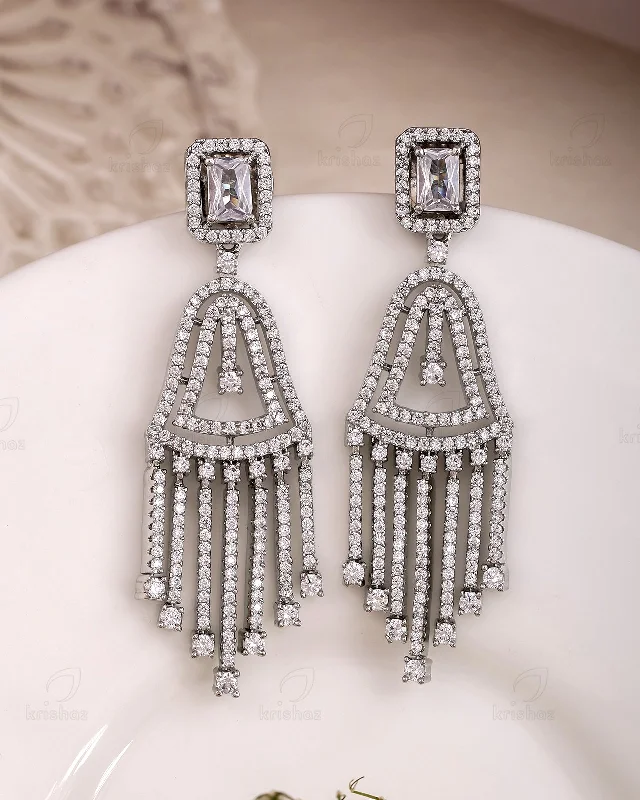 Triya Cz Dangler Earrings