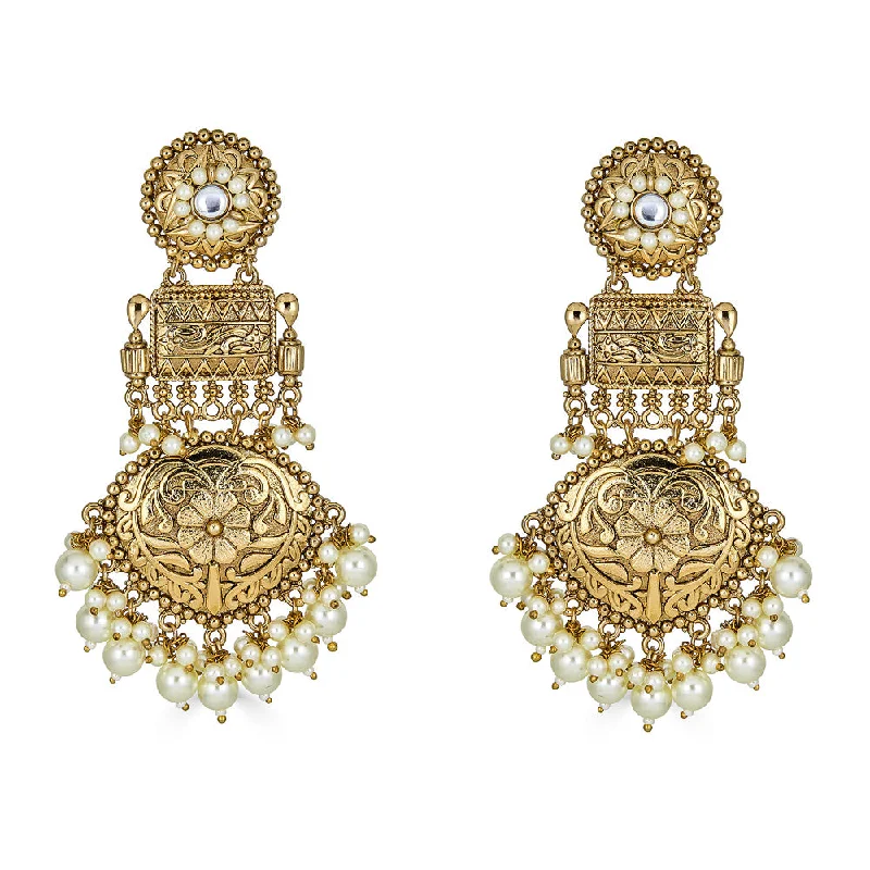 UMA PEARLY DROP EARRINGS