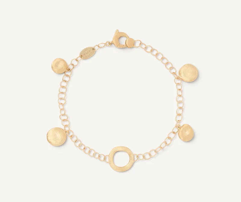 18K Yellow Gold Charm Bracelet