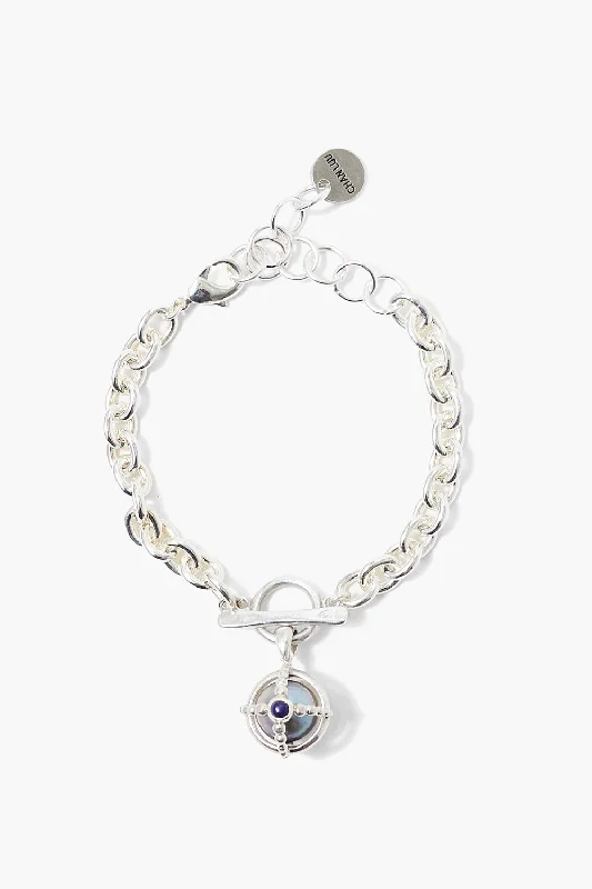 Charlotte Bracelet Grey Pearl Mix