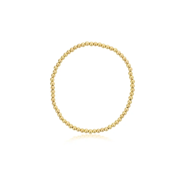 Dee Berkley Bead Bracelet in 14kt Gold Filled (3mm beads)