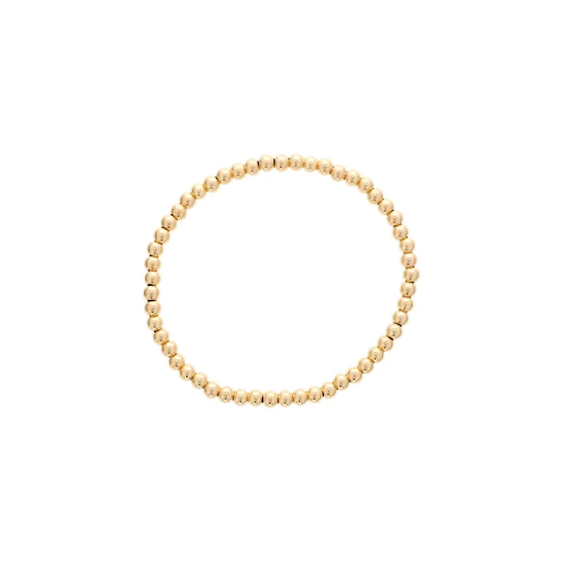 Dee Berkley Bead Bracelet in 14kt Gold Filled (4mm beads)