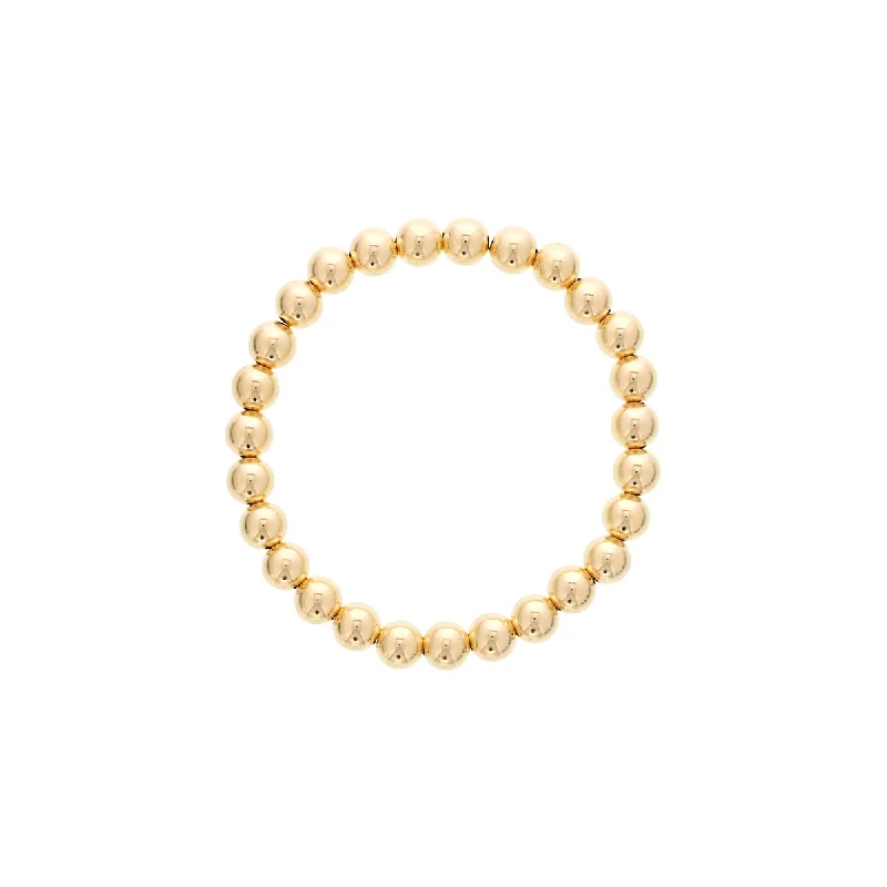 Dee Berkley Bead Bracelet in 14kt Gold Filled (7mm beads)